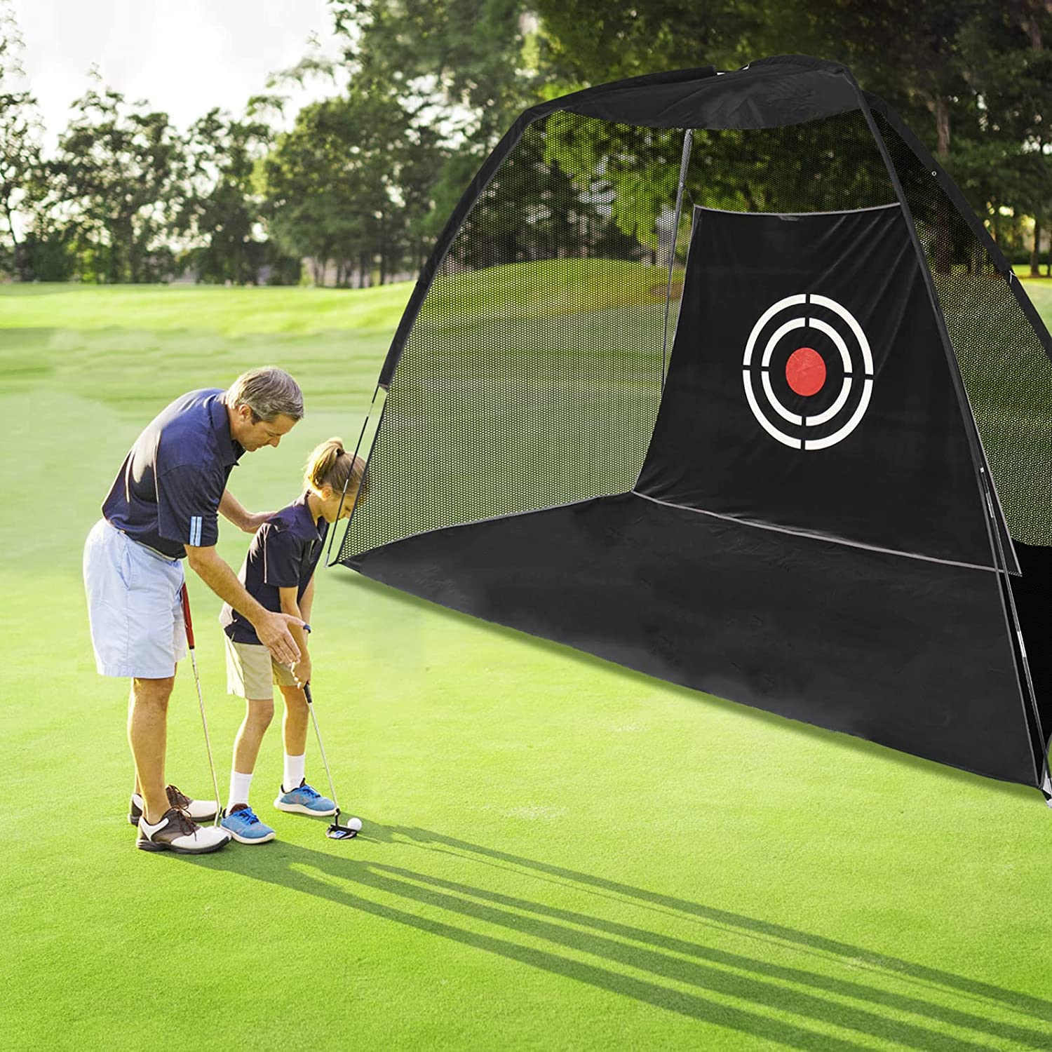 ANDGOAL  Golf Driving Net Indoor Outdoor Backyard Golf Hitting Training Net ， Golf Driving Hitting Net Golf Training Swing Net Golf Practice Net Driving Range