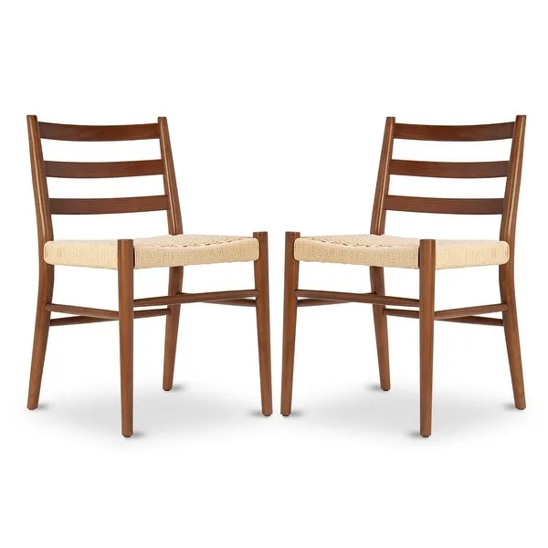 Poly and Bark Ray Dining Chair 2.0 (Set of 2) - Solid Wood Frame