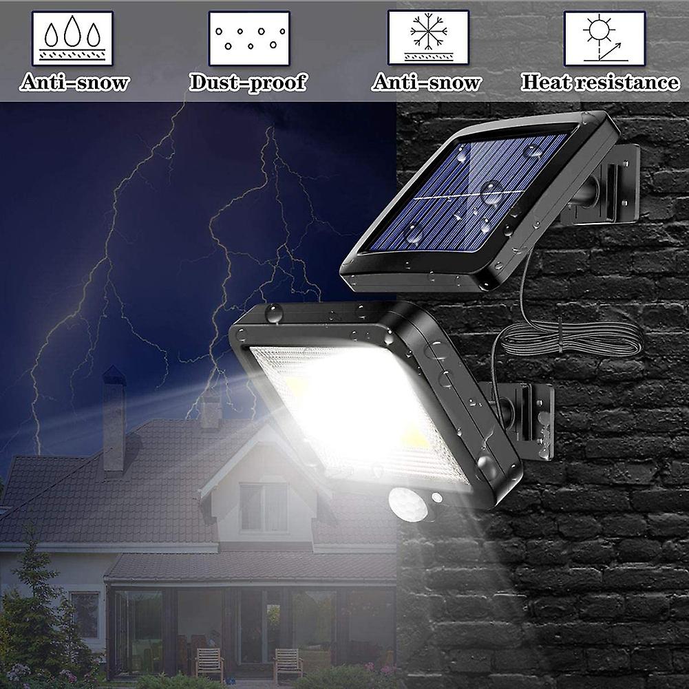 120led Solar Light Outdoors Motion Sensor Wall Light Waterproof  Emergency Security Solar Powered Lamp For Garden Street Path