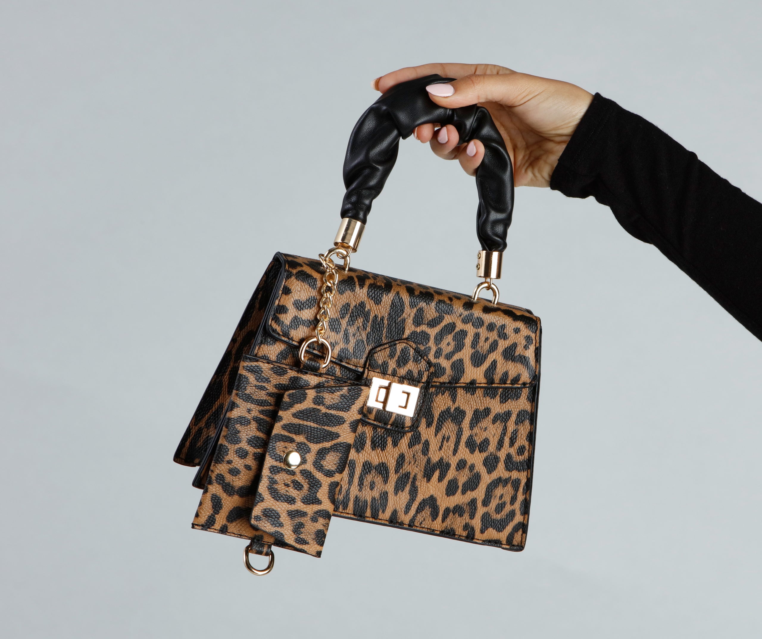 So Fab Leopard Print Purse