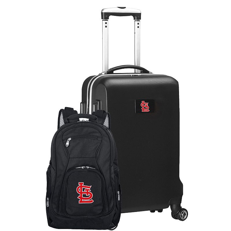 St. Louis Cardinals Deluxe 2-Piece Backpack and Carry-On Set