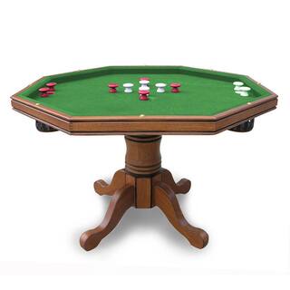 Hathaway Kingston Oak 3 in. -1 Poker Table BG2351T