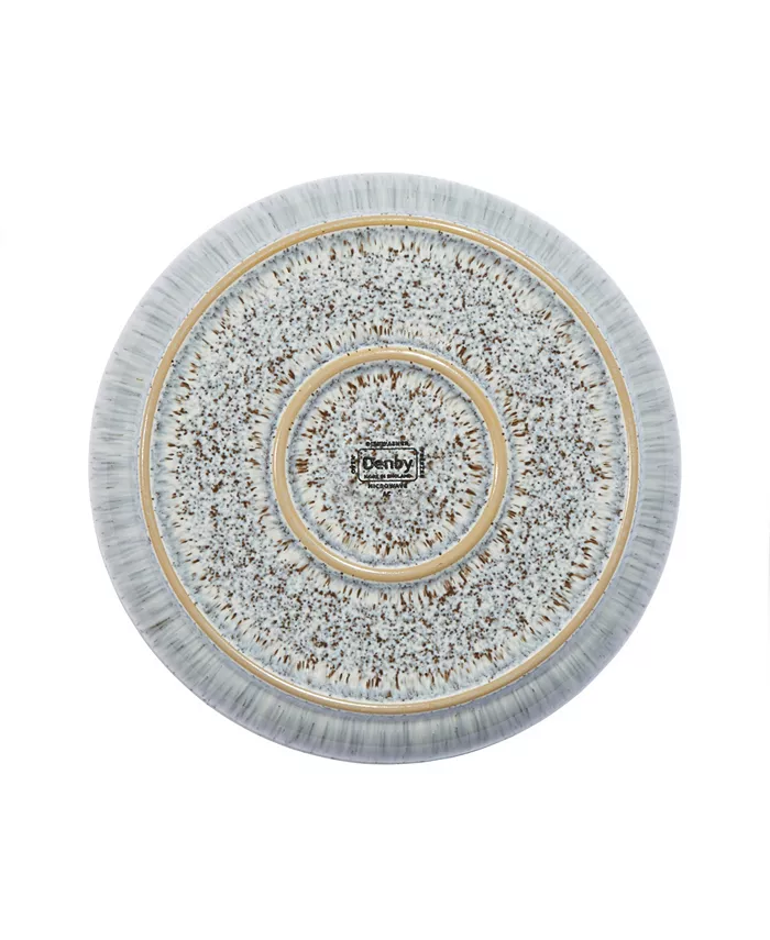 Denby Halo Speckle Set of 4 Medium Plates