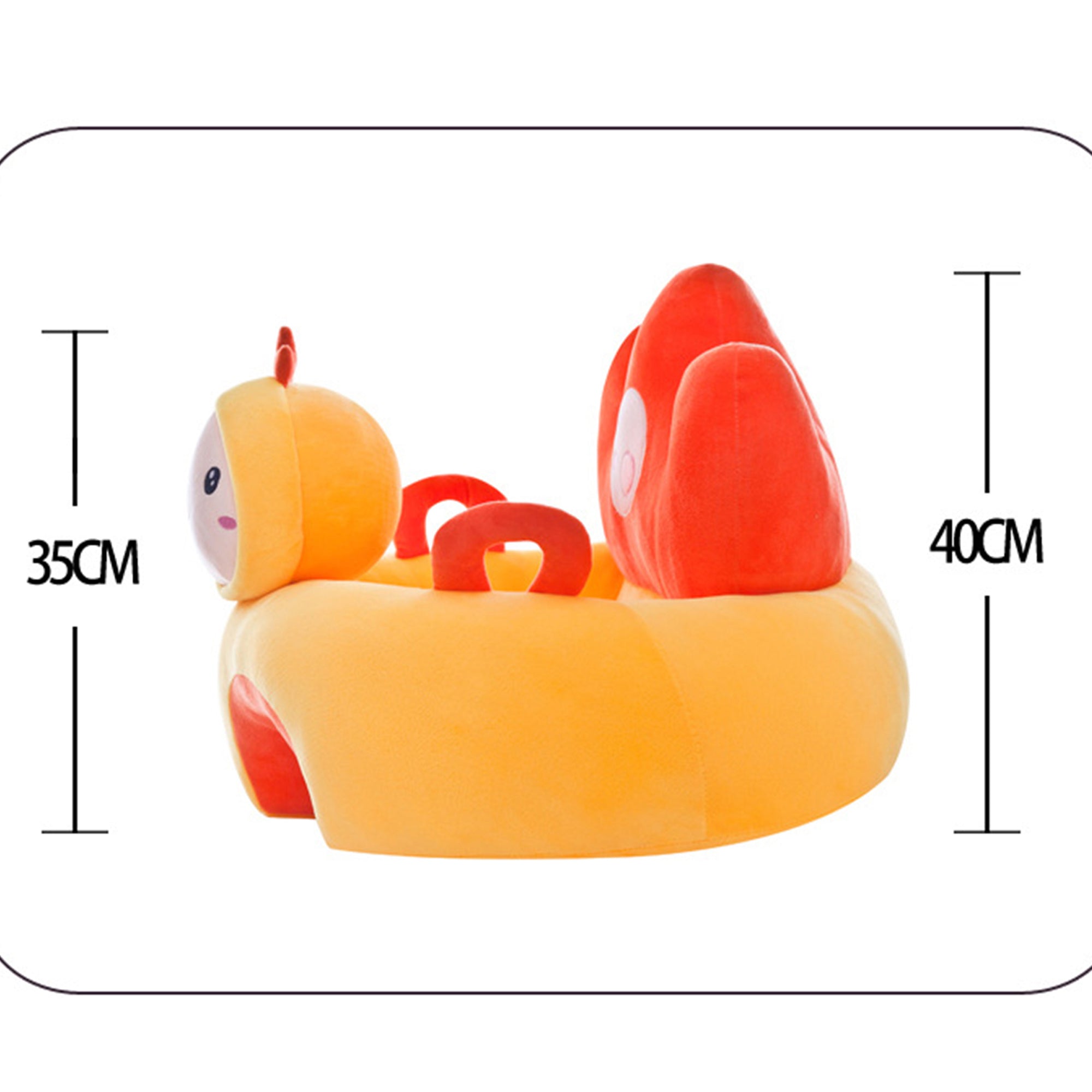 GuliriFei Children Household Soft Cartoon Sofa Seat Mat Baby Plush Toy Early Education Sofa