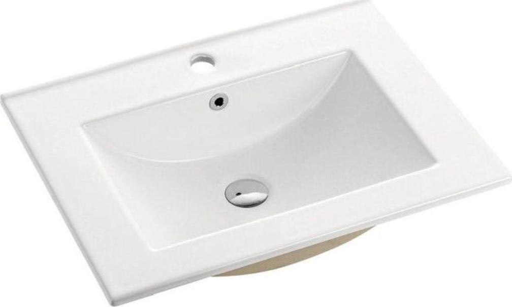 Ceramic Vanity Top 24 with Single Faucet Hole