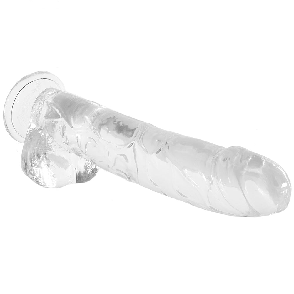 King Cock 11 Inch Ballsy Dildo in Clear