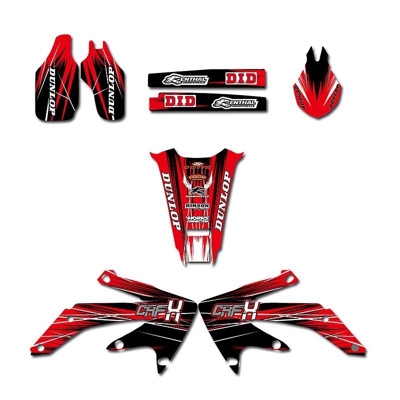 Born Pretty Decal Graphics Motorcycle Sticker Kit For Honda Crf450x Crf 450x 450 X 4 Stroke 2005-2016 2006 2007 2008 2009 2010 2011 2012