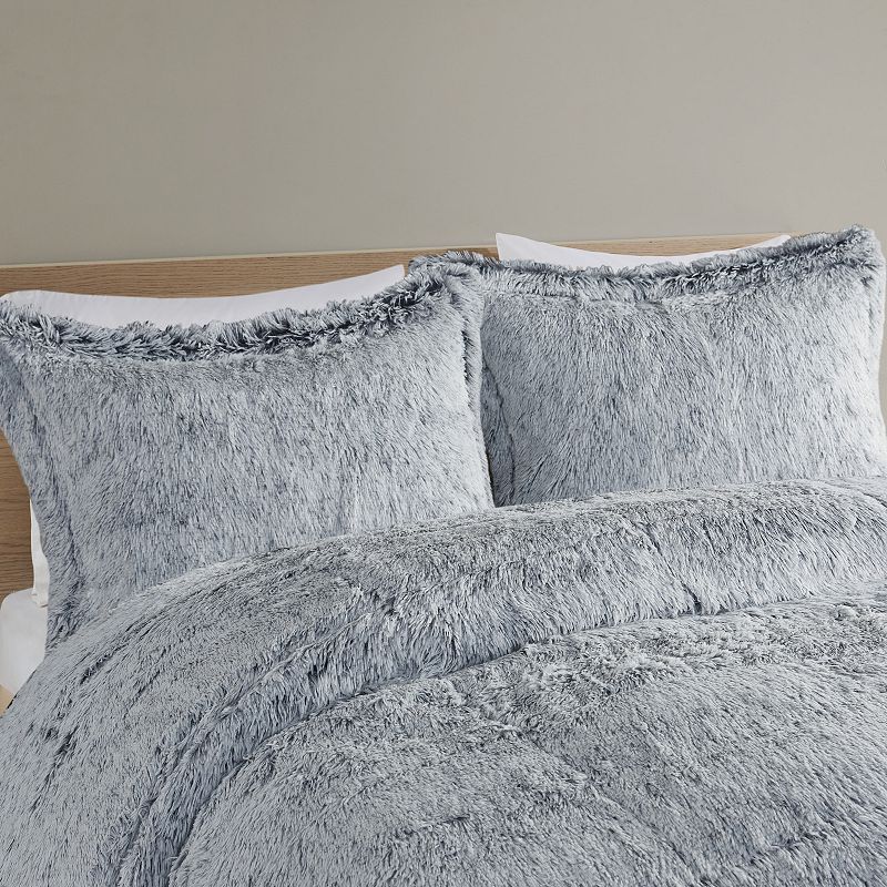 Intelligent Design Malea Shaggy Faux Fur Comforter Set