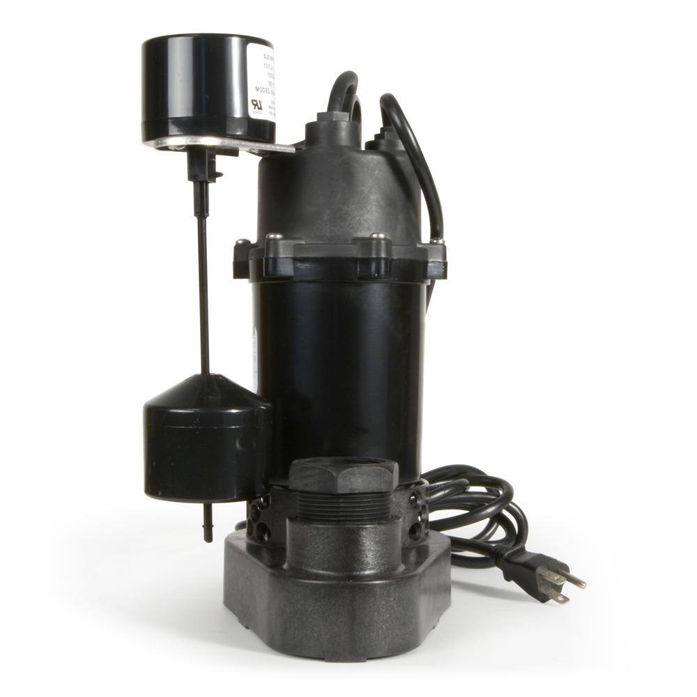 ECO FLO 13 HP Submersible Sump Pump with Vertical Switch SPP33V