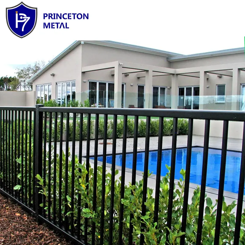 Customized metal picket panel Child Safety Pool Security Around Barrier Panels Aluminum Swimming Pool Fence