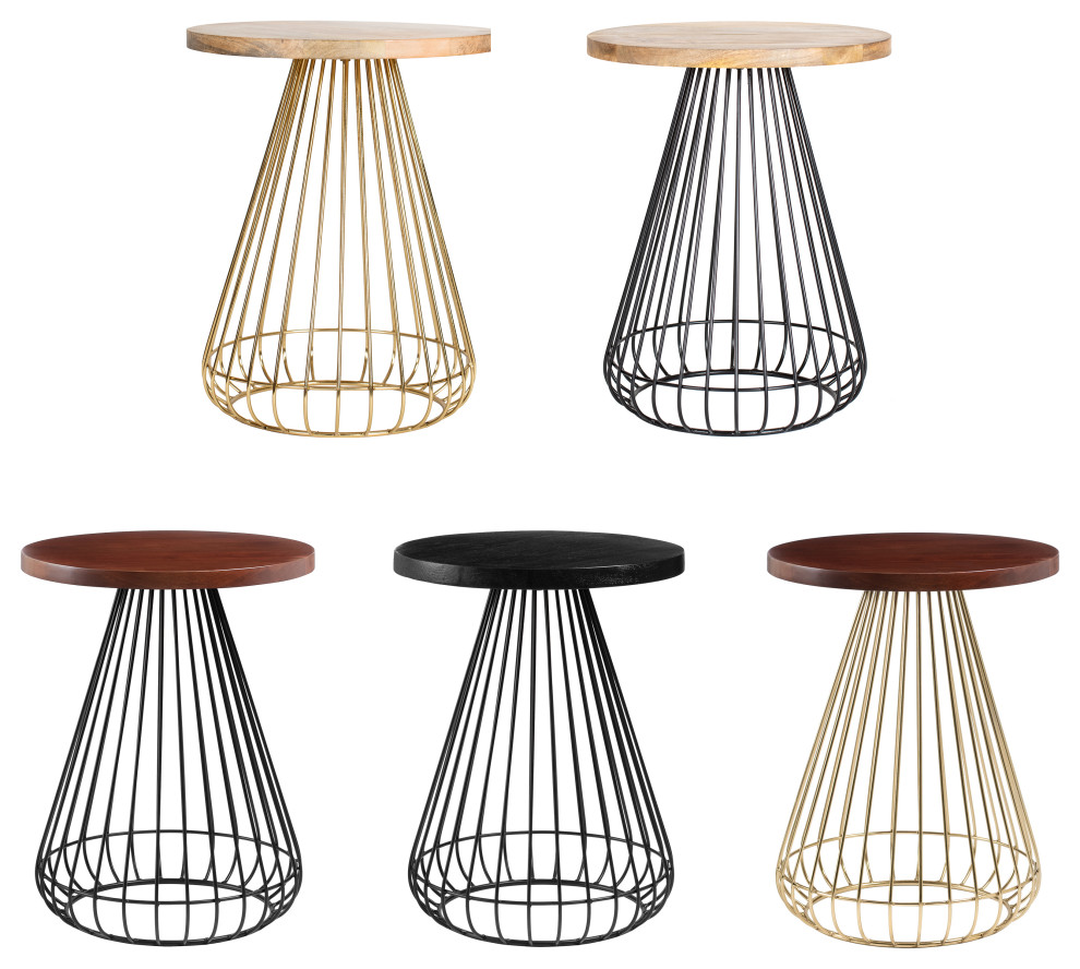 Melody Designer Cage Table   Contemporary   Side Tables And End Tables   by MH London  Houzz