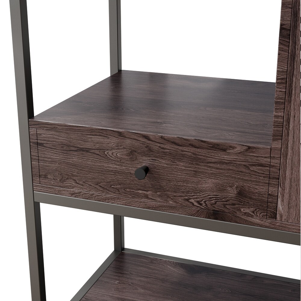 5 Tier Home Office Bookcase and Bookshelf