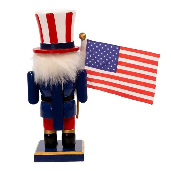 Kurt Adler 9Inch Patriotic Gnome Nutcracker