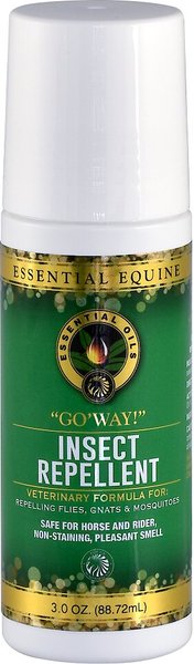 Equus Magnificus Essential Equine To Go'Way Natural Horse Insect Repellant Roll-On， 3-oz bottle