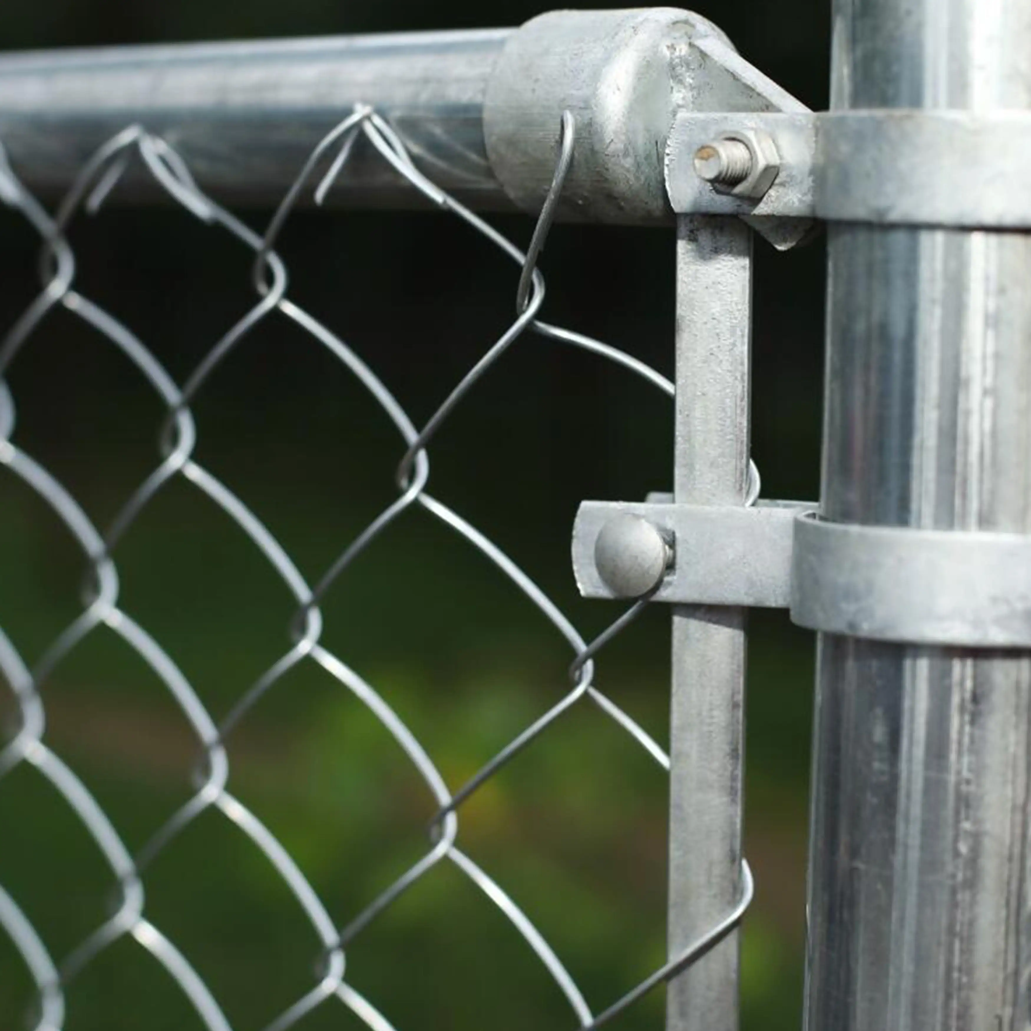 6X50 Galvanized Steel 6 x 50 ft. Chain Link Fence Complete Kit