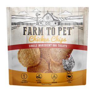 Farm To Pet Chicken Chips Snack Pack Dog Treats