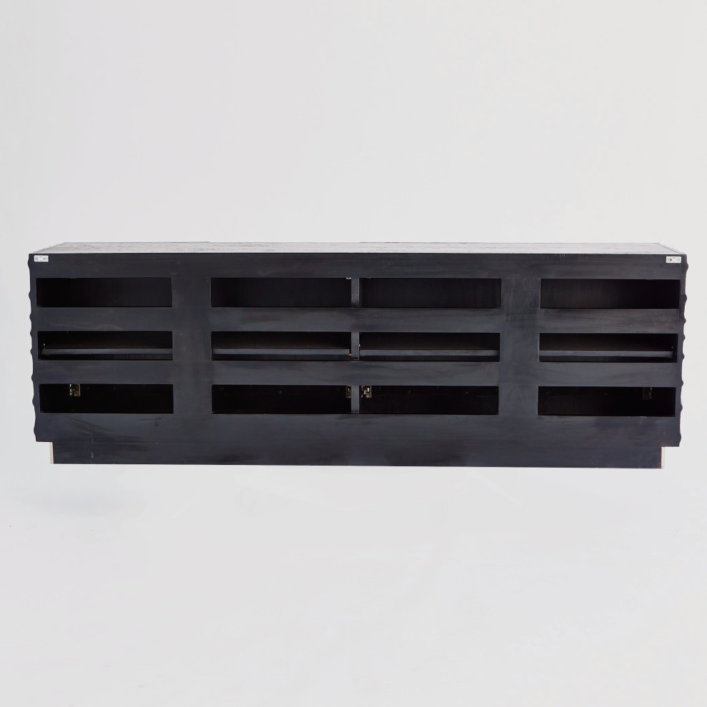 Pleated Mediumia Cabinet   Contemporary   Entertainment Centers And Tv Stands   by HedgeApple  Houzz