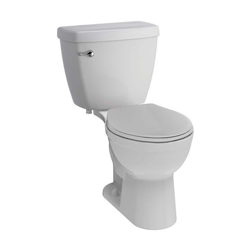 Delta Foundations 2piece 128 GPF Single Flush Round Front Toilet in White Seat Included