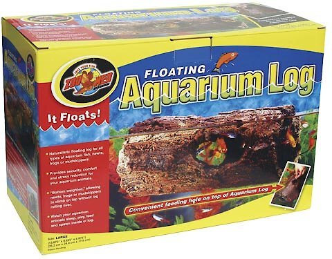 Zoo Med Floating Aquarium Log Fish and Reptile Hideout