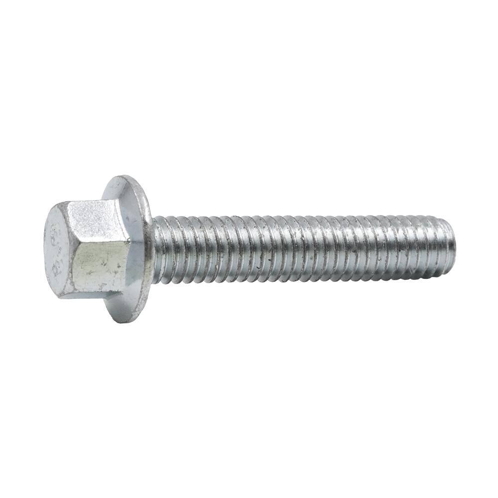 Everbilt M6-1.0x30mm Zinc Hex Head External Hex Drive Flange Bolt 2PC (29H) 862238