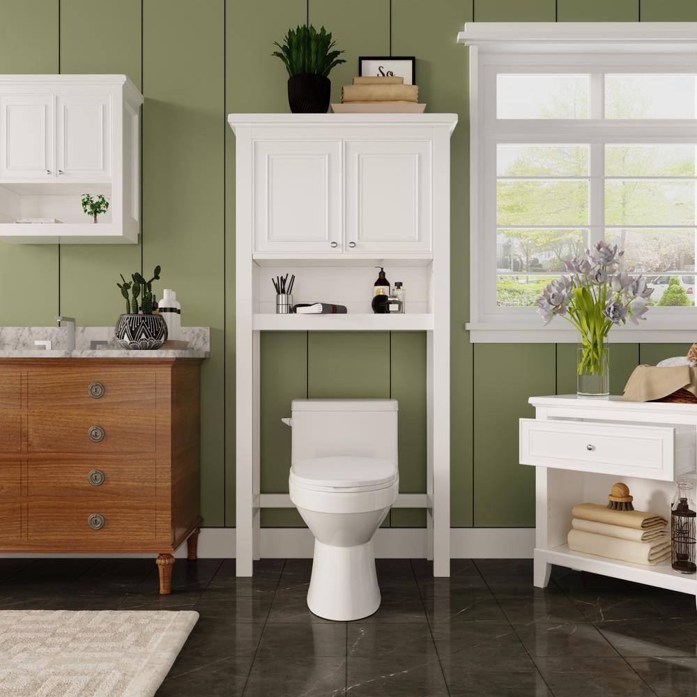 DEERVALLEY DeerValley 12 in. Rough in Size 1-Piece 1.28 GPF Single Flush Elongated Toilet in. White Seat Included DV-1F52627