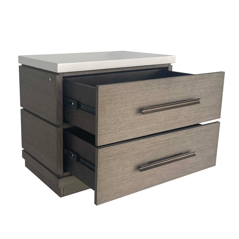 2 Drawer Nightstand