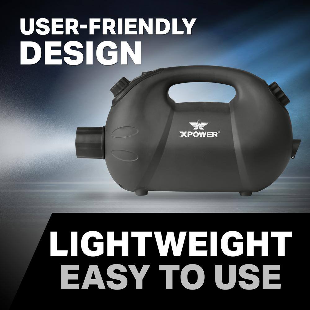 XPOWER Ultra Low Volume Commercial 29.4-Volt Lithium-Ion Cordless Electric Cold Fogger with 135 W-h Battery and Charger F-16B