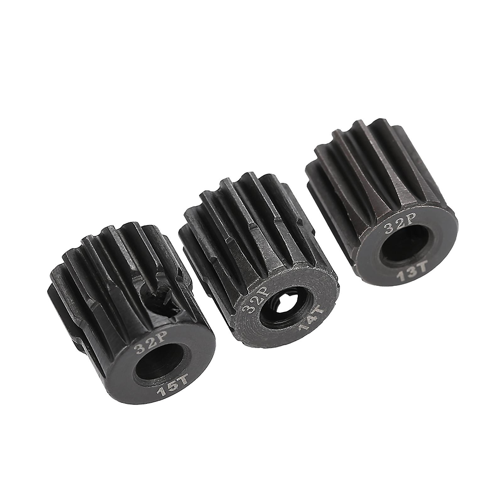 32dp 5mm  13-15t 16-18t 19-21t Motor Pinion Gears Combo Set For 1/8 Rc Car (13t 14t 15t)