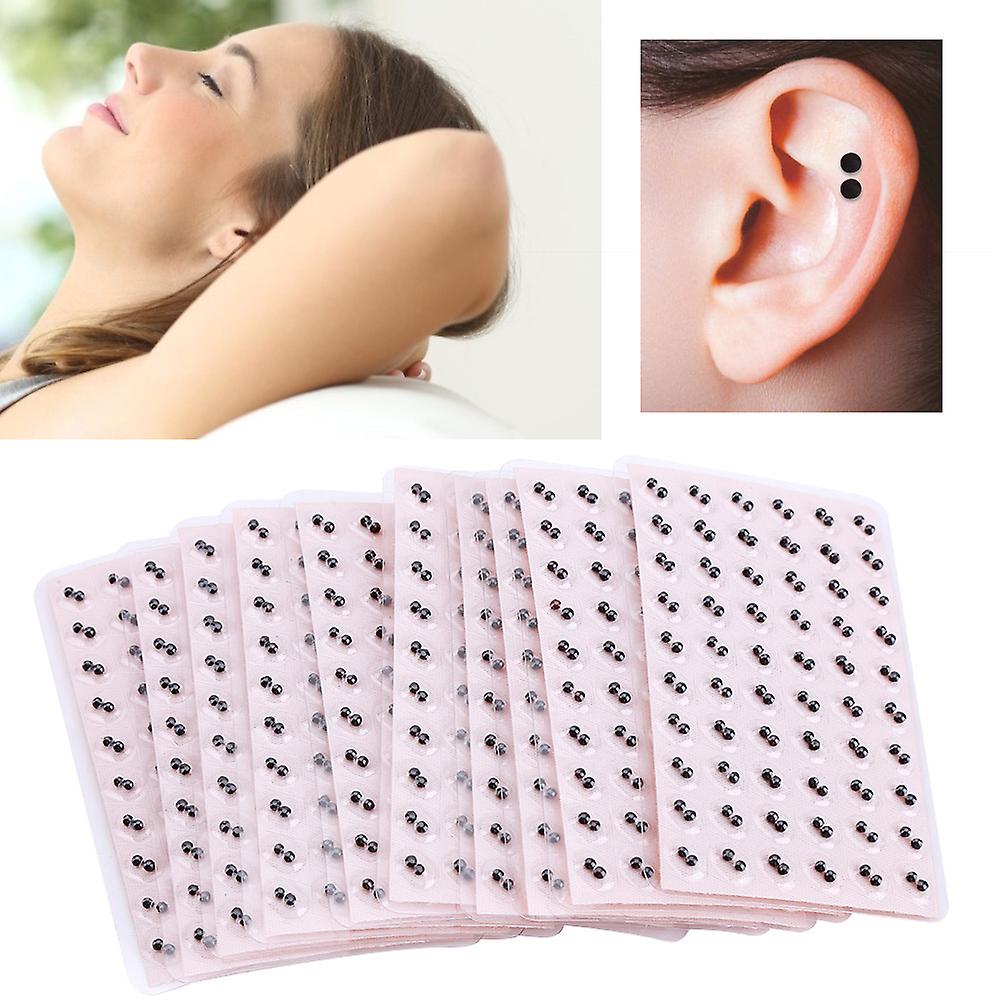 600pcs Acupuncture Therapy Ear Seeds Sticker Press Massage Bean