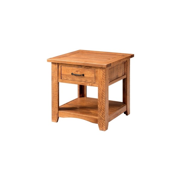 Rustic Wood End Table by Martin Svensson Home