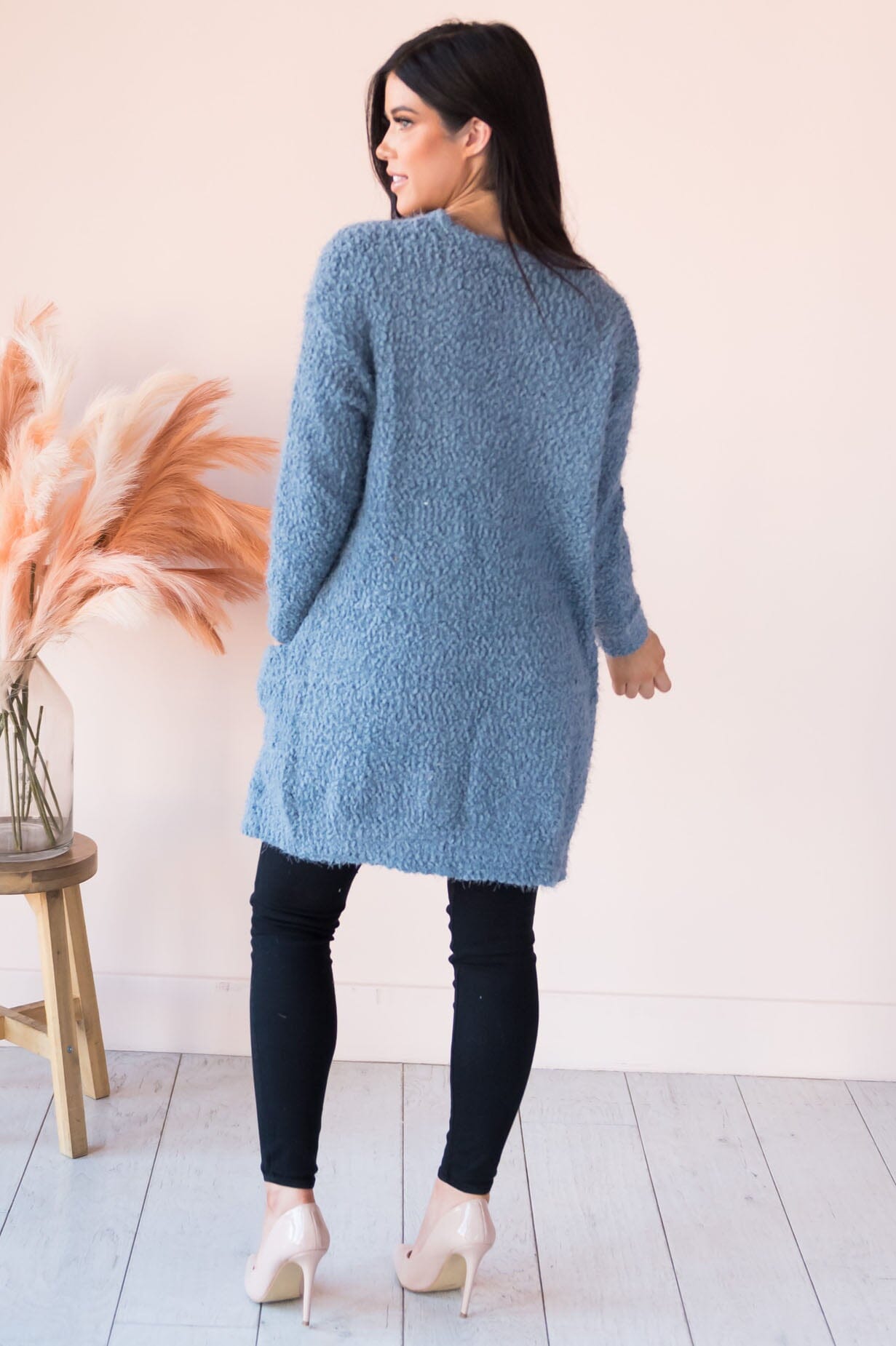 Soft & Cuddly Modest Sweater Cardigan