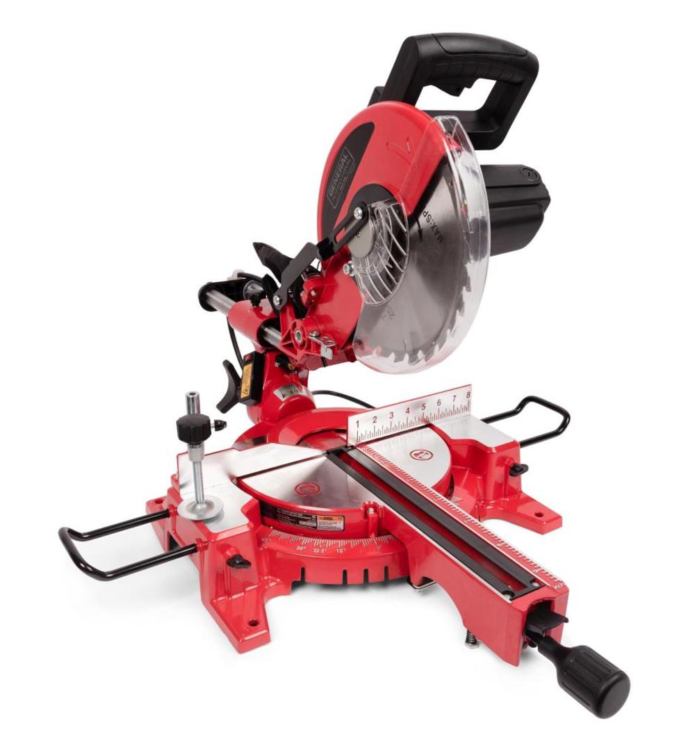 General International 10 Sliding Miter Saw Laser Alignment 15 Amp