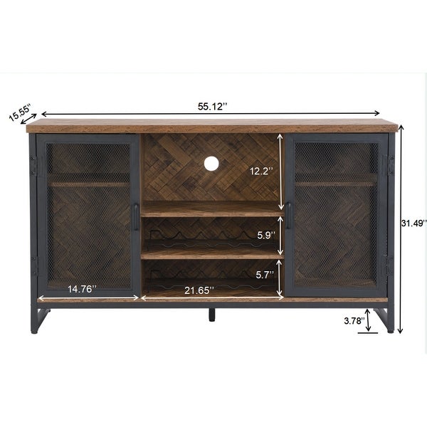 Media Entertainment Center Console Table