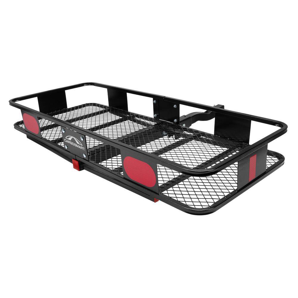 CargoSmart Folding Hitch Mounted Cargo Tray Carrier 9123