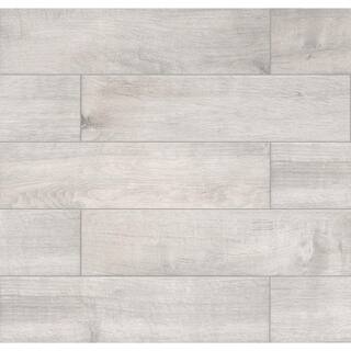 MSI Westwood Liath Gray 8 in. x 24 in. Matte Porcelain Wood Look Floor and Wall Tile (11.97 sq. ft.Case) NHDWESTLIA8X24