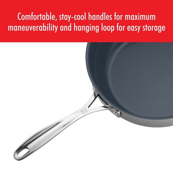 ZWILLING Clad CFX 4.5-qt Stainless Steel Ceramic Nonstick Perfect Pan