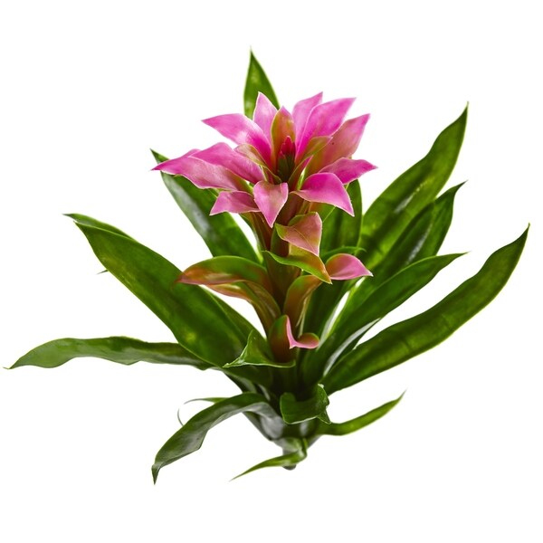 15 Bromeliad Artificial Flower (Set of 4)