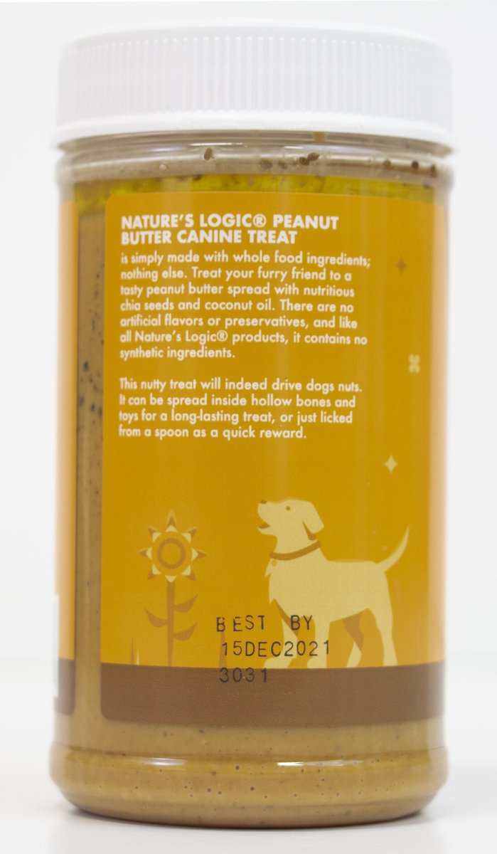 Nature's Logic Canine Peanut Butter Spread Dog Treat