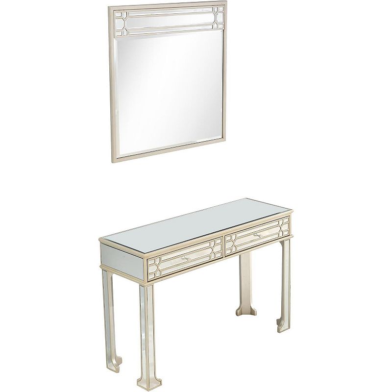 Camden Isle Aubrey Wall Mirror and Console Table