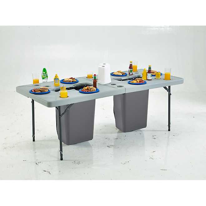 Academy Sports + Outdoors 7 ft Folding Cookout Table