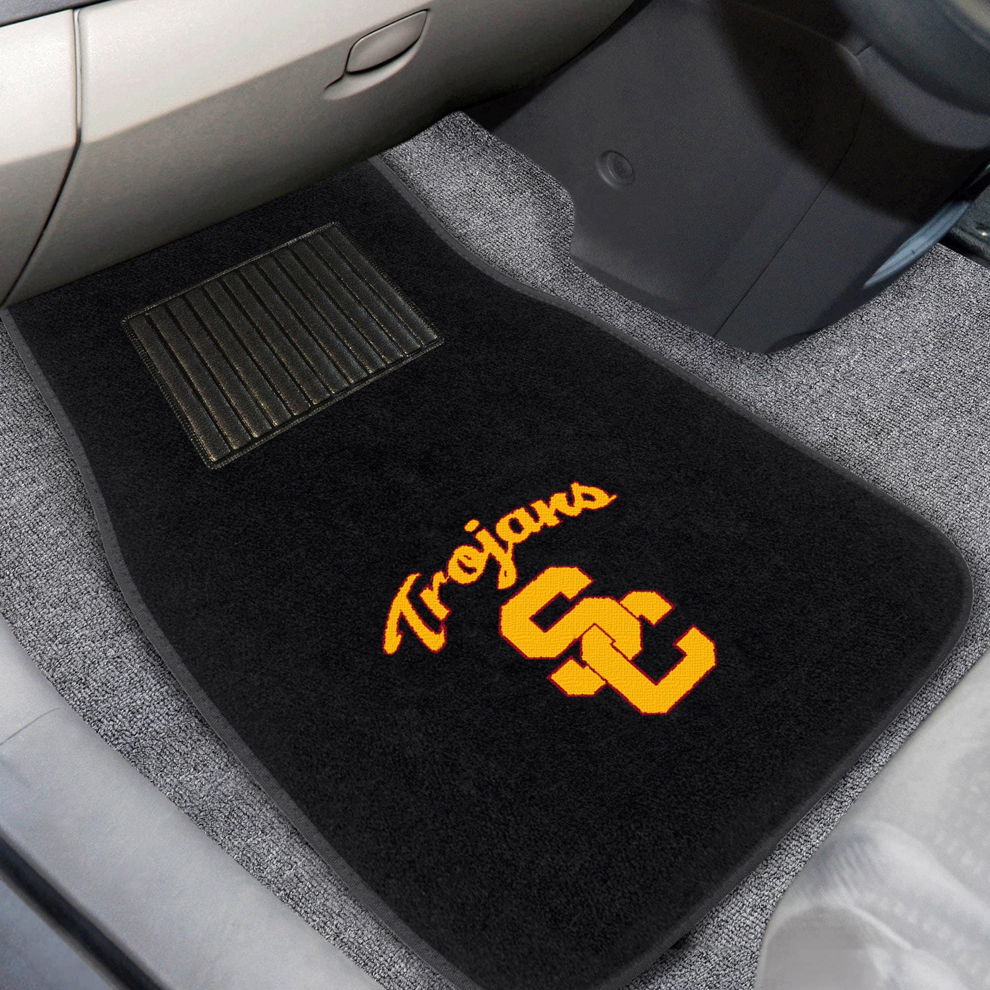 University of Southern California Embroidered Car Mats