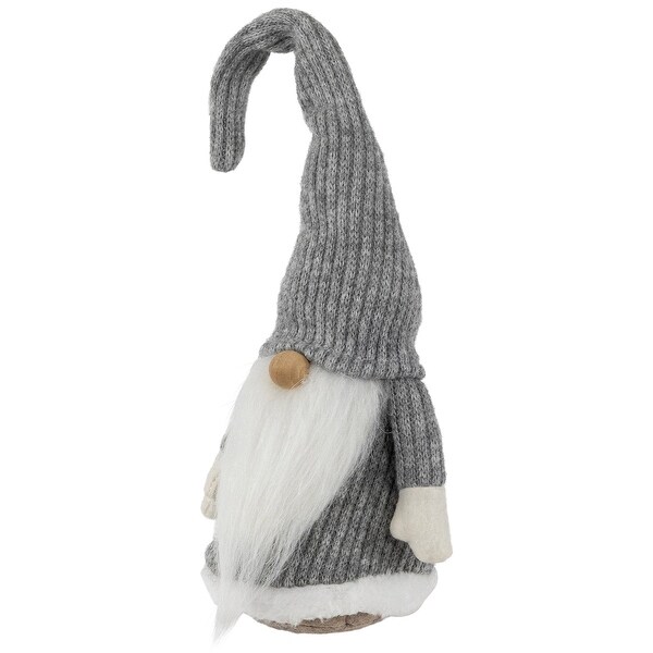 Standing Knitted Gnome Christmas Figure