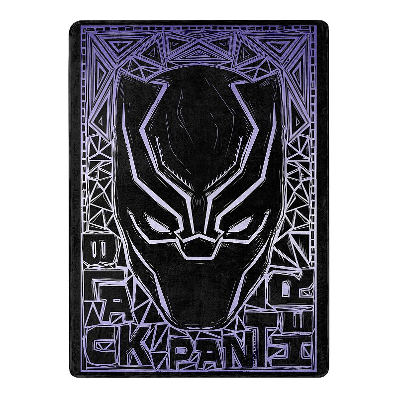 Black Panther Stare Silk Touch Throw