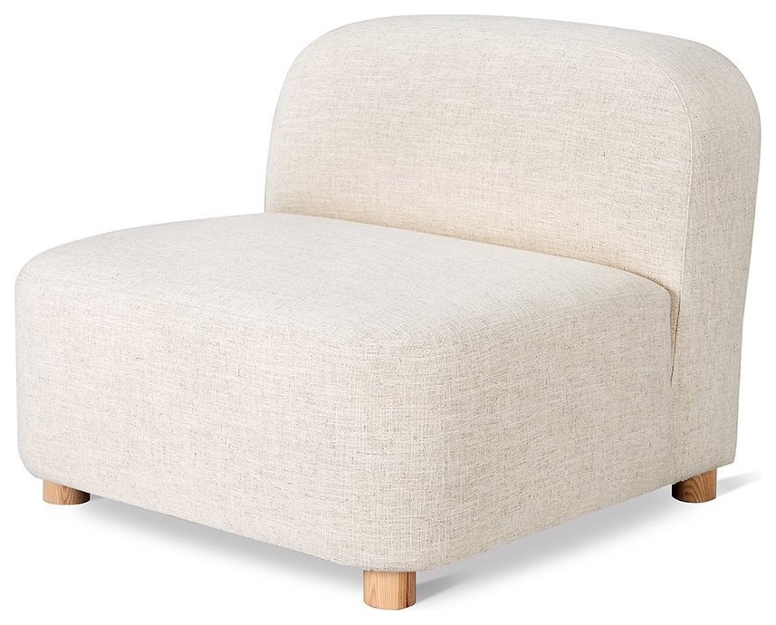 Circuit Armless Himalaya Cloud   Transitional   Armchairs And Accent Chairs   by Old Bones Co.  Studios  Houzz