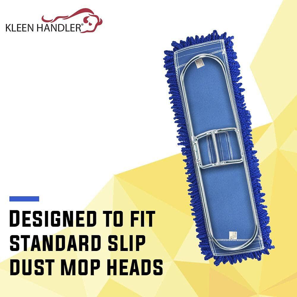 KLEEN HANDLER 18 in. Commercial Dust Mop Frame Rust-Resistant (12-Pack) KHES-MDMF-18