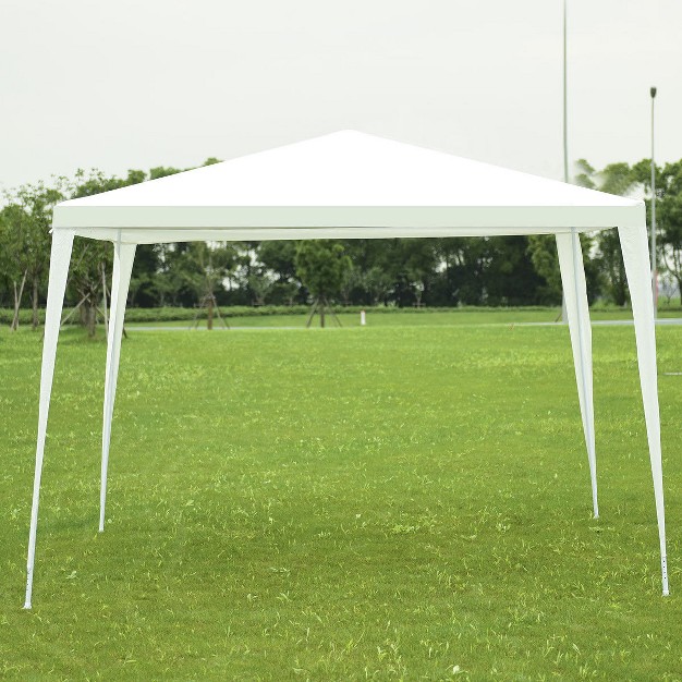 Costway 10 x27 x10 x27 Outdoor Heavy Duty Pavilion Cater Events Outdoor Party Wedding Tent White