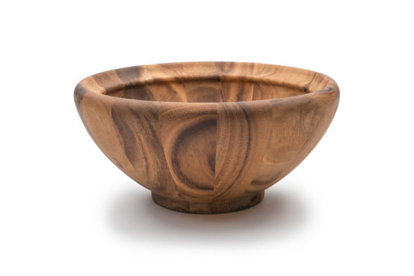 Ironwood Gourmet Large Salinas Standard Salad Bowl， Acacia Wood