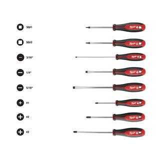 MW 10-Piece Precision Screwdriver Set with 8-Piece Variety Screwdriver Set (18-Piece) 48-22-2612-48-22-2718