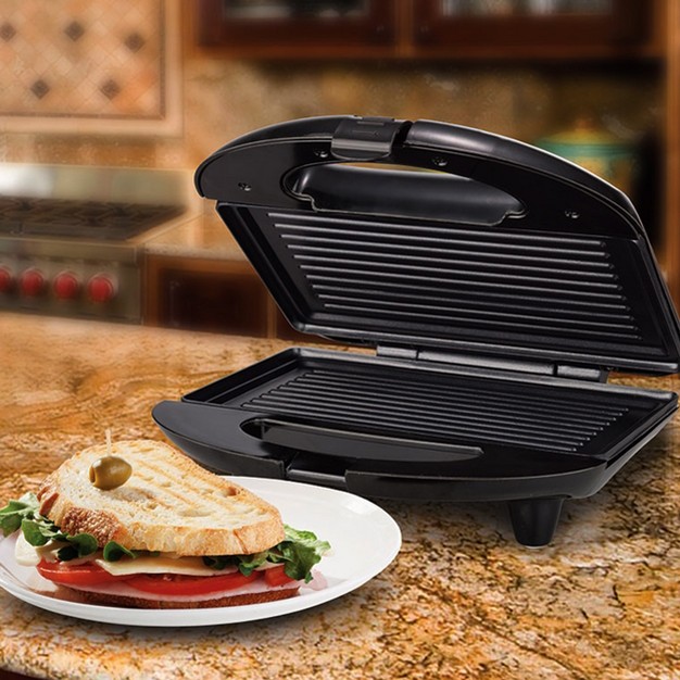 Brentwood Panini Maker black And Stainless Steel