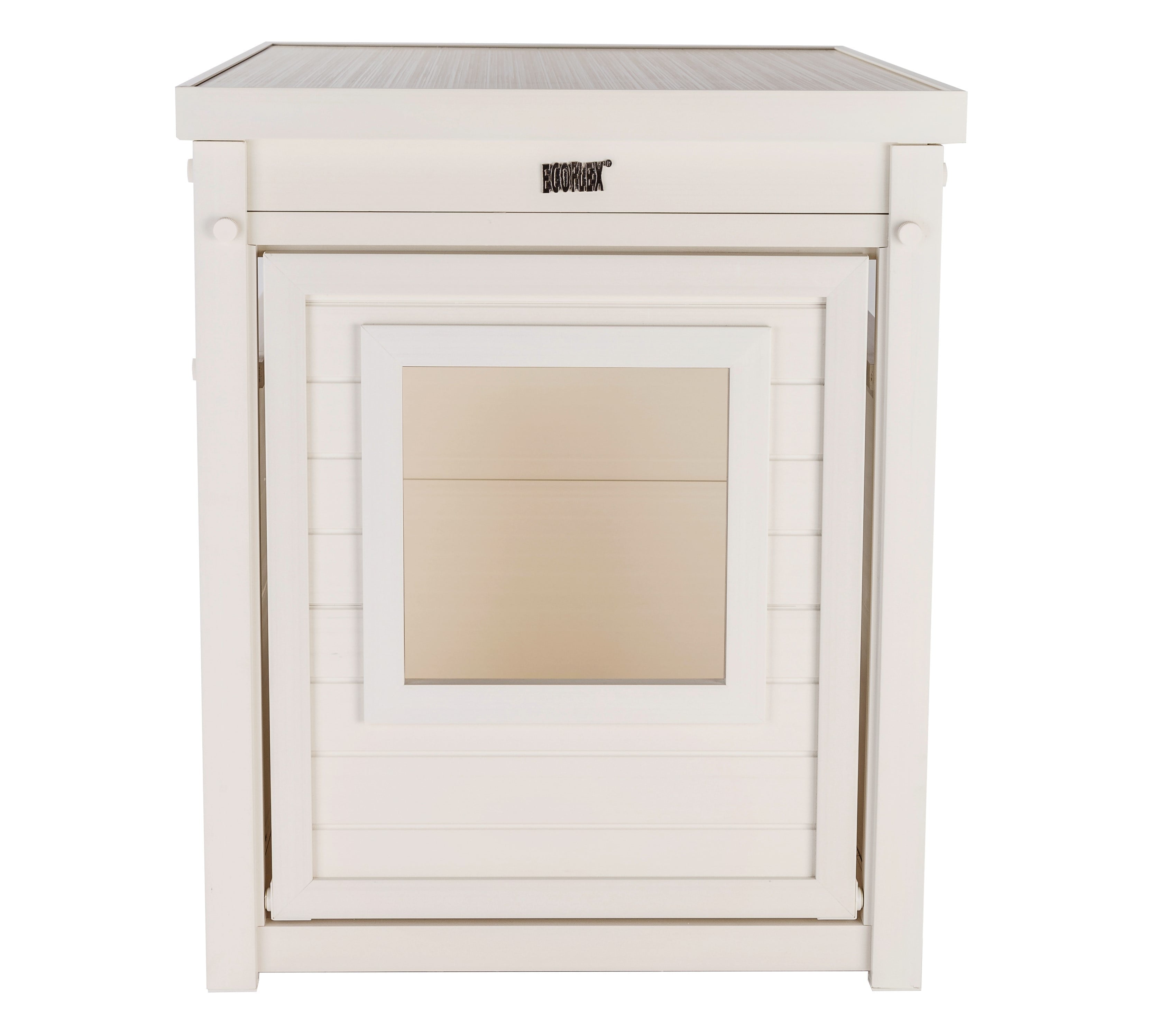 ECOFLEX Litter Box Cover End Table - Antique White